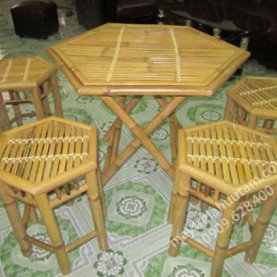 Bàn Ghế Tre Mẫu 4