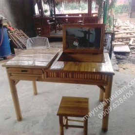 Bàn trang điểm bằng tre