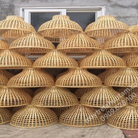 Chụp đèn bằng tre