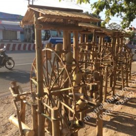Cối xoay bằng tre