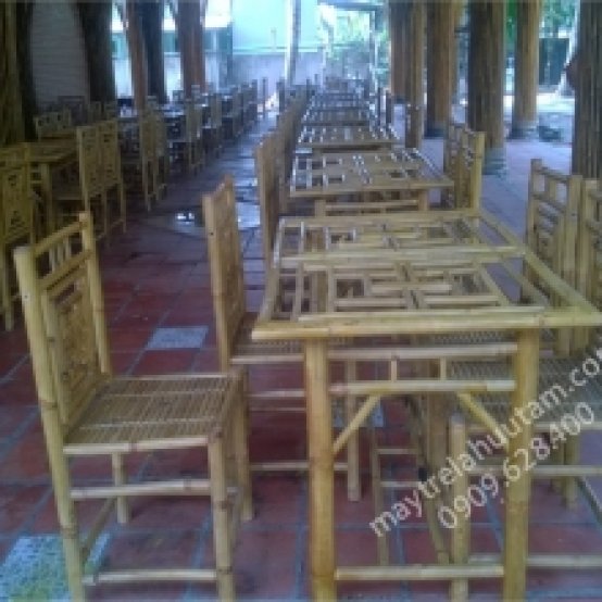 Bàn Ghế Tre 3