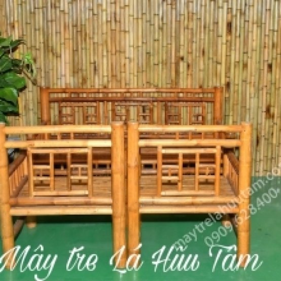 Bàn ghế tre 1